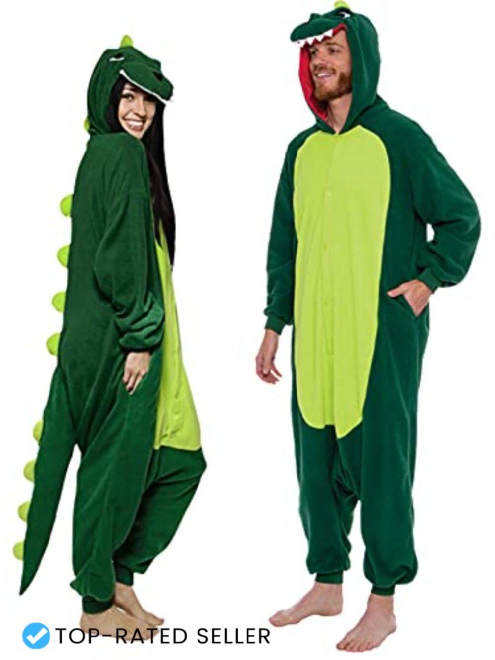 Funziez! Dinosaur Adult Onesie T-Rex Plush Dino Cosplay Costume